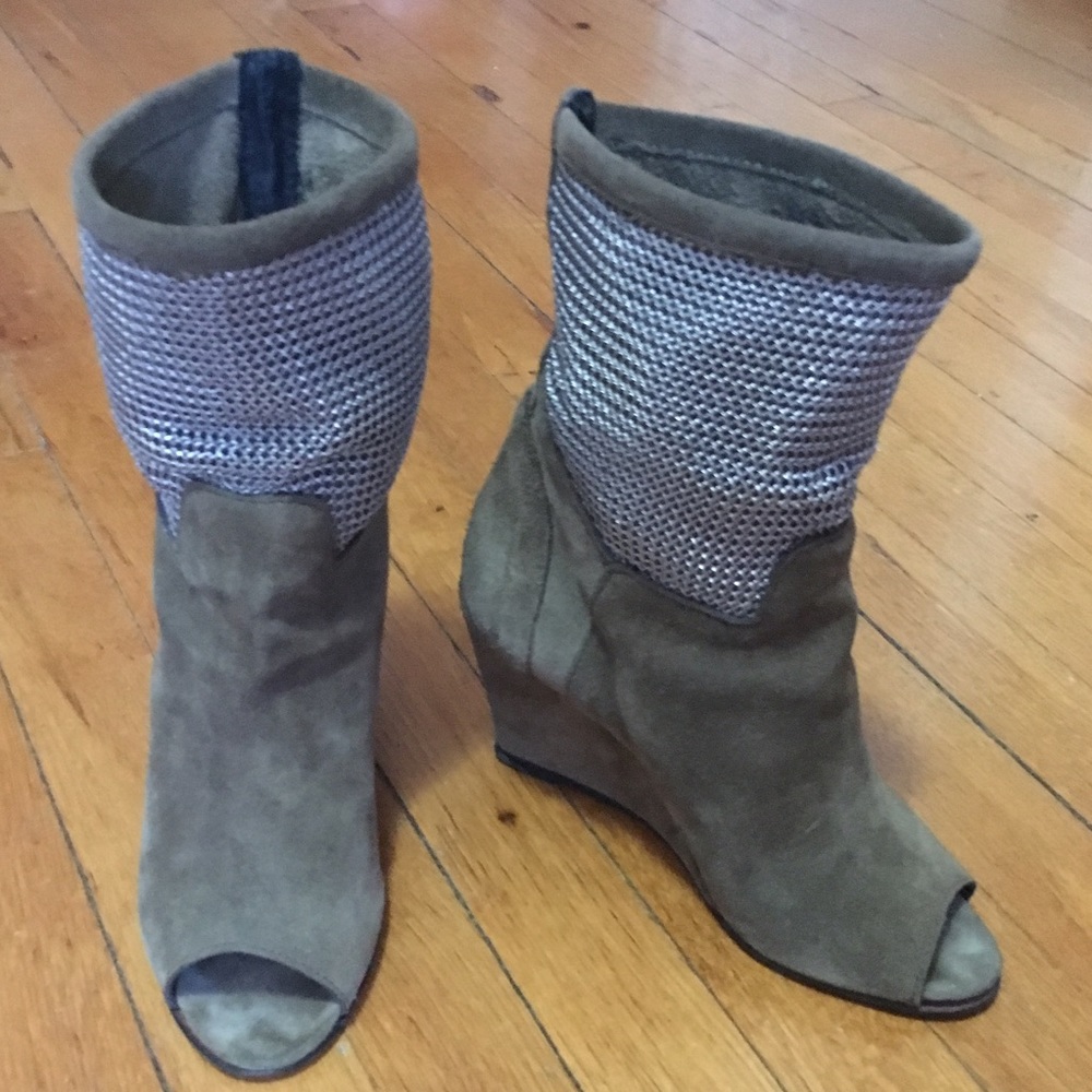IRO Suede Mesh Edgy Booties