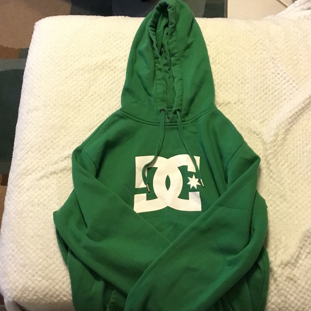 Green DC hoodie