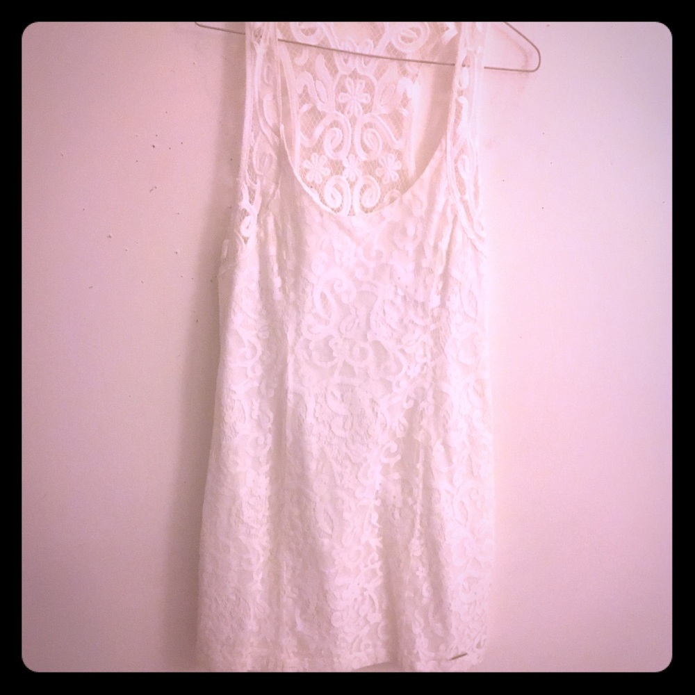 A & F all over lace dress.