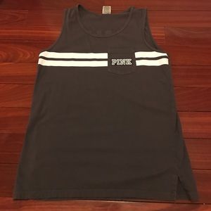 Dark grey tank from Pink