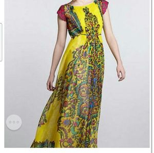 Anthro Hermant & Nandita Yellow Parvati Maxi