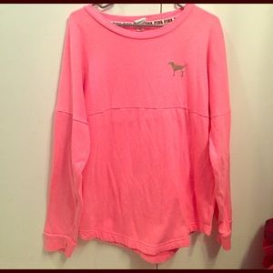 "love Pink" Crew Neck