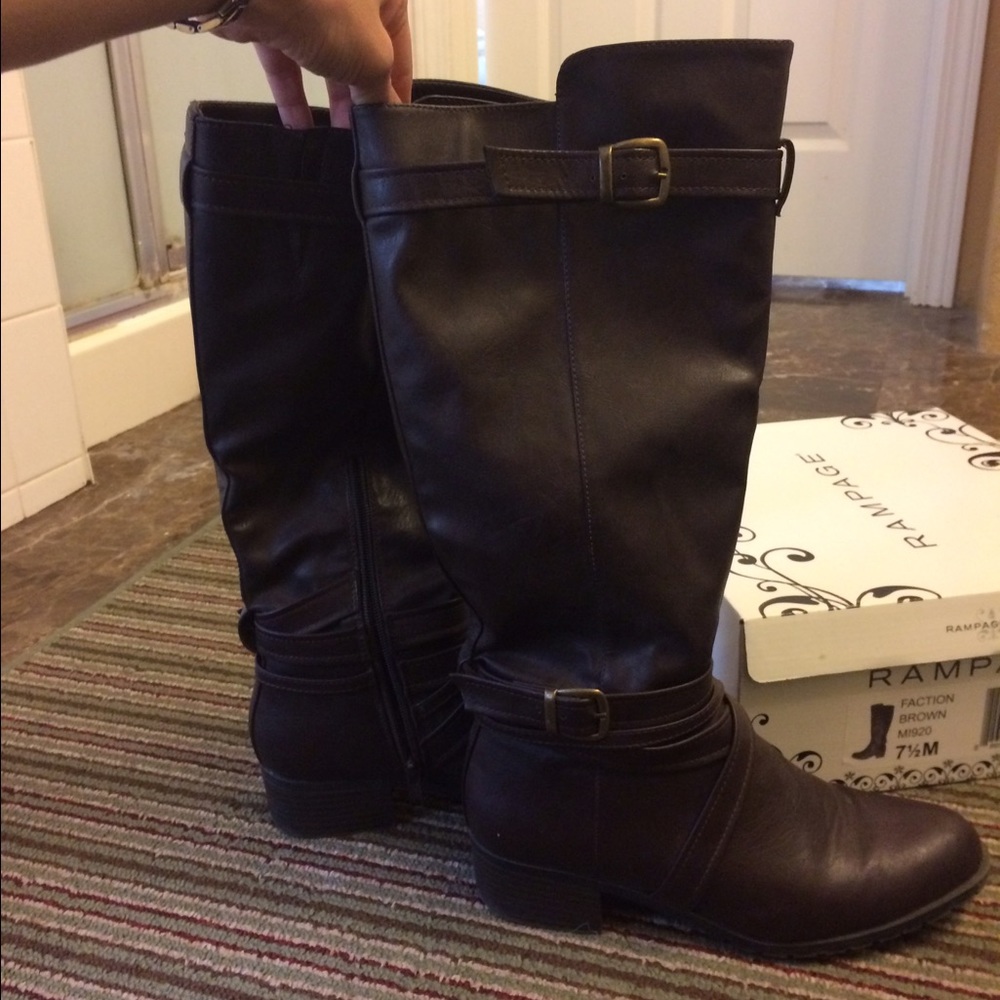 Brown women's boots