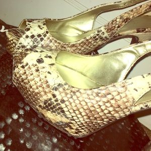 Open toe. Heels by Worthington.