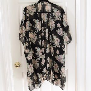Brandy Melville Floral Kimono