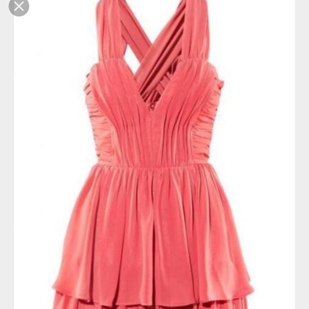 Coral dress