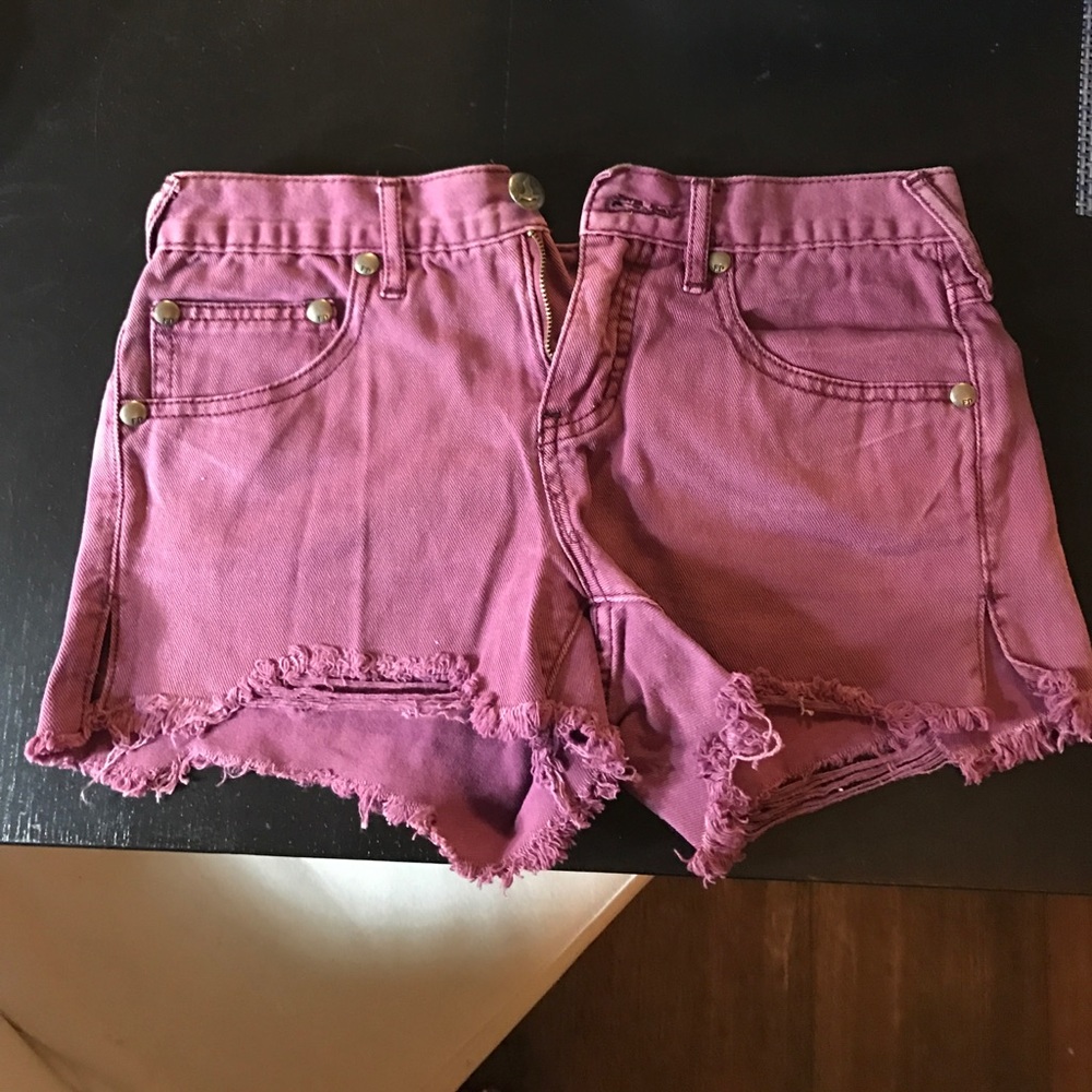 Purple shorts