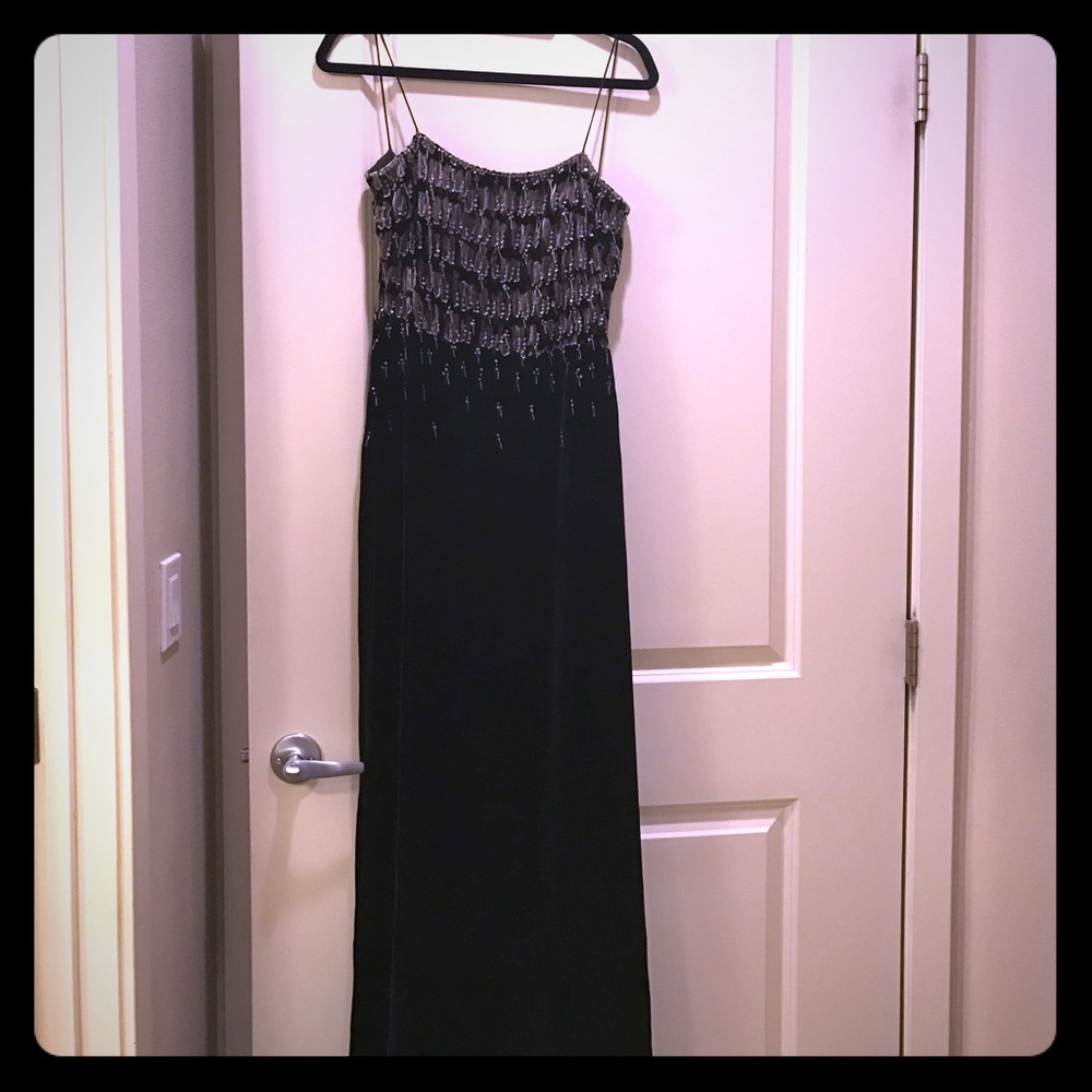 Badgley Mischka gown with sequins
