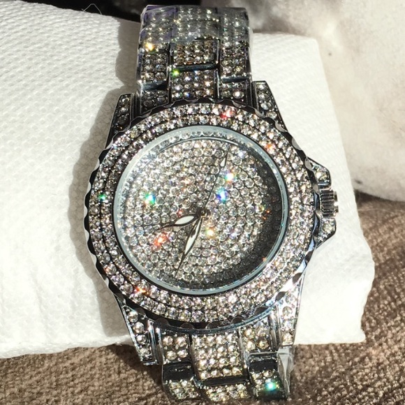 Swarovski Crystal Elements Wristwatch - Picture 5 of 8
