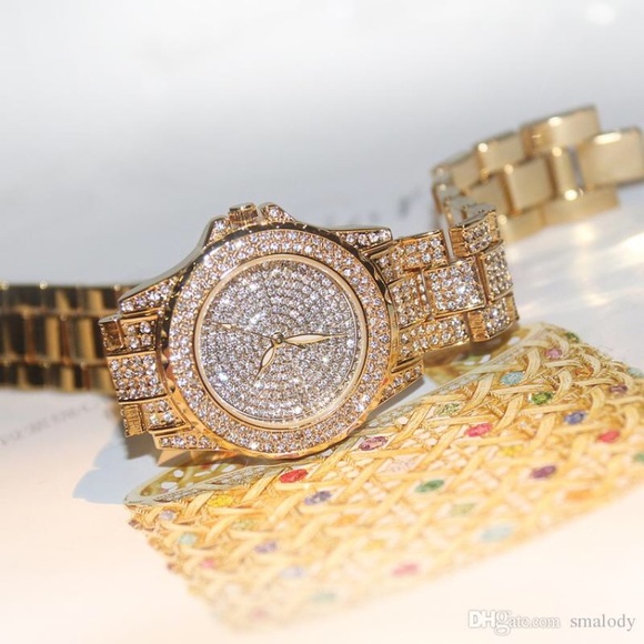 Swarovski Crystal Elements Wristwatch - Picture 3 of 8