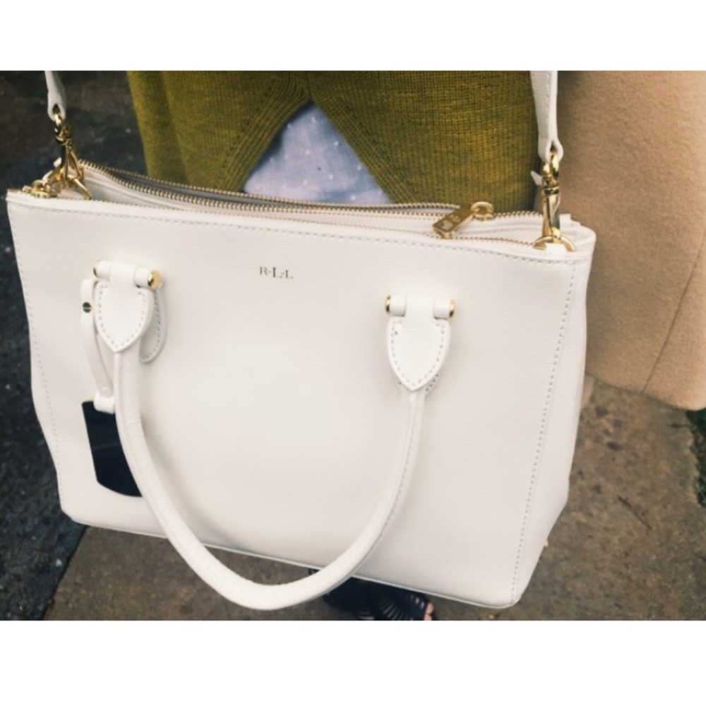 NEW Lauren Ralph Lauren Satchel