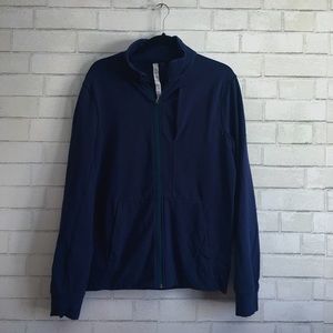 Navy Blue Lululemon Zip-up