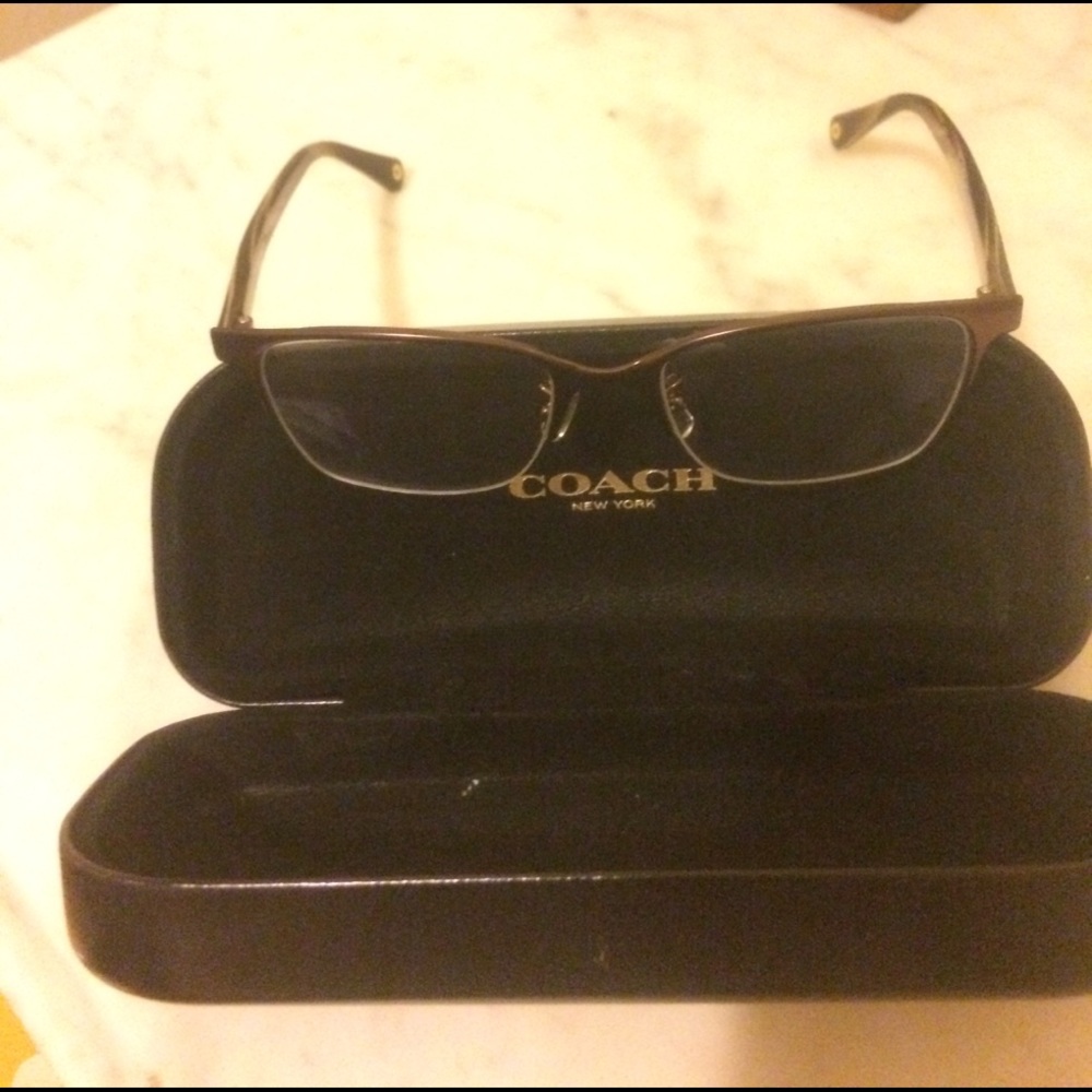 Coach frames with prescription lenses.