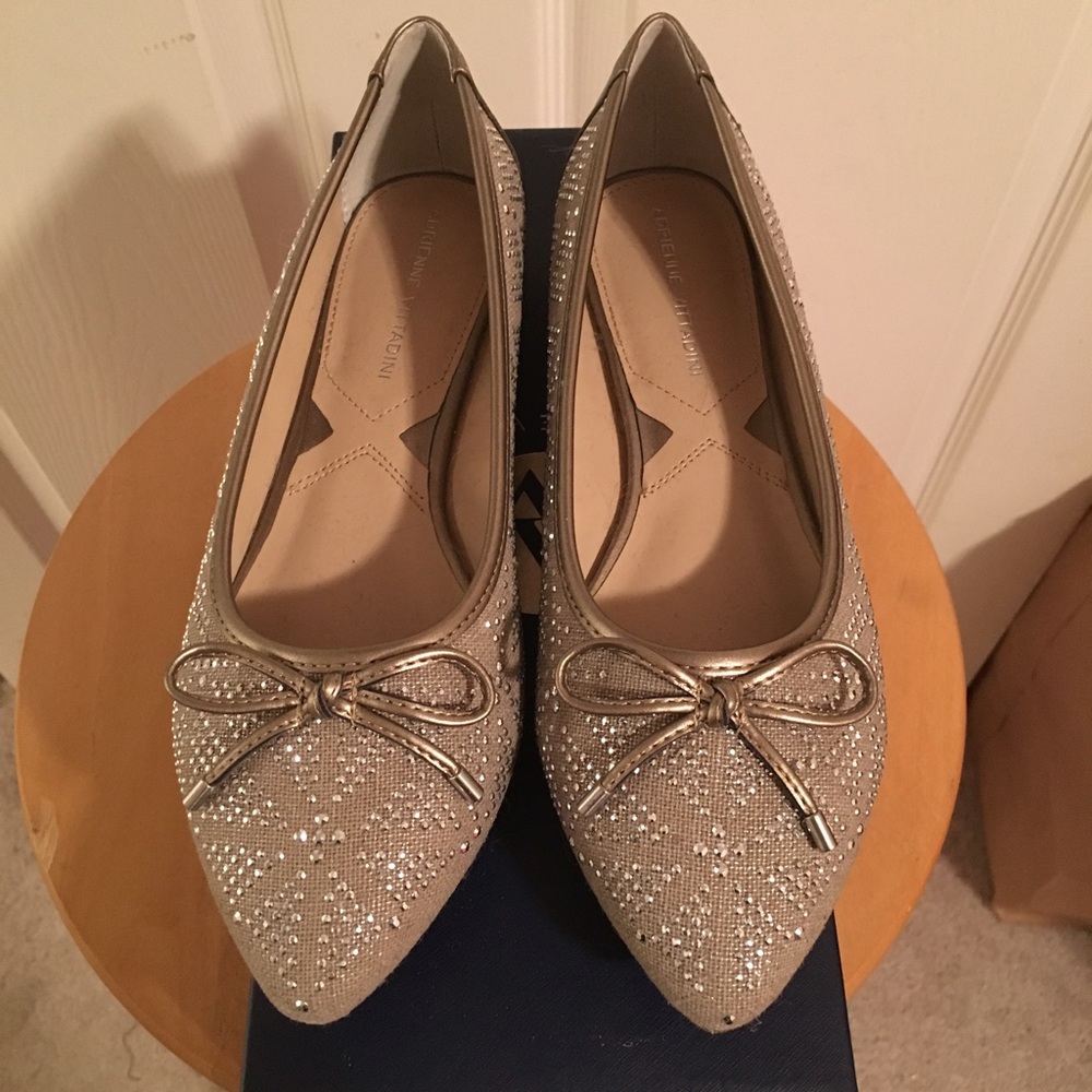 NWOT size 7 Adrienne Vittadini Bailean flats ✨