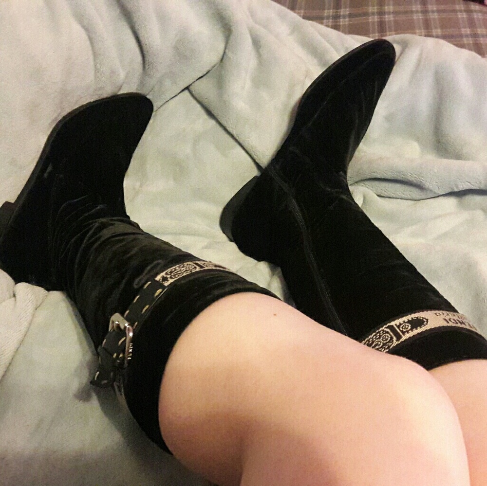 Black Fendi Boots
