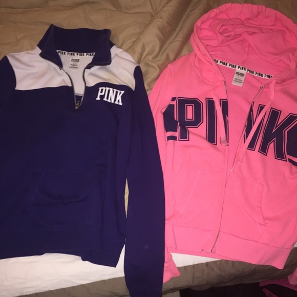 PINK Victoria's Secret Jackets & Blazers - 2 VS Pink jackets, $20/each, both size small! 💜💗