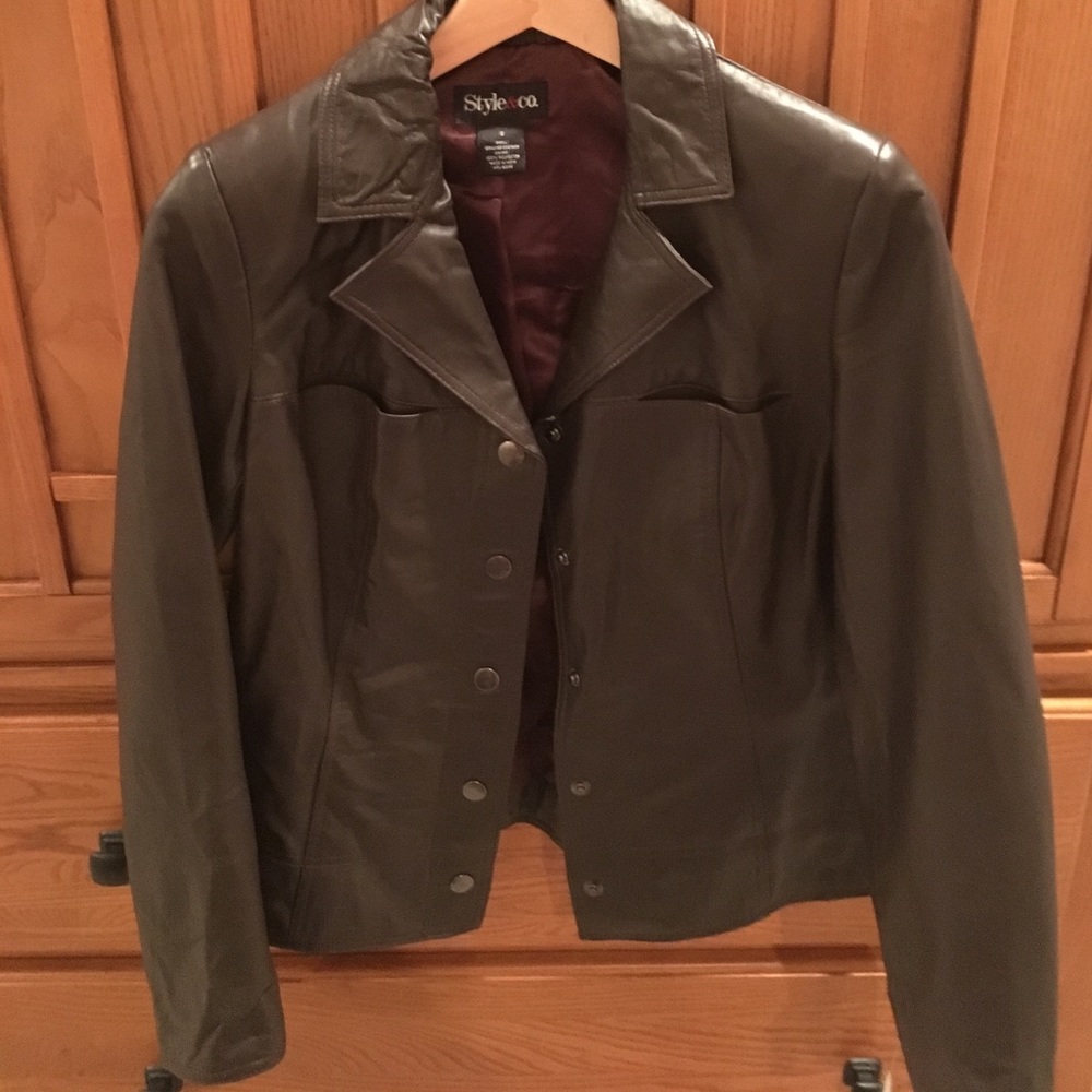 NWT leather jacket