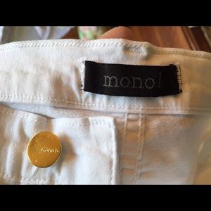BNWT Mono B white jean pant