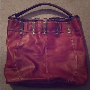 Lucky Brand Red Leather Bag