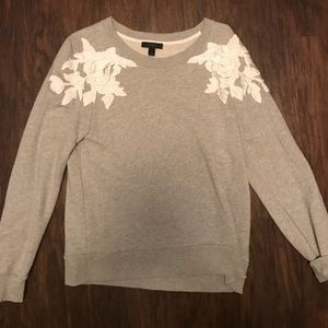 J Crew Floral Sweatshirt