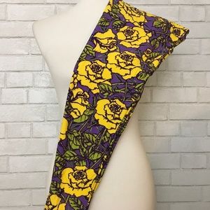 LuLaRoe TC Yellow Roses