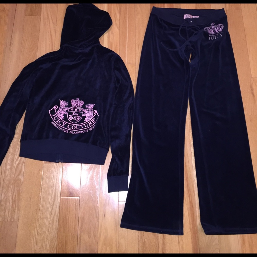 Juicy Couture Navy Blue Tracksuit