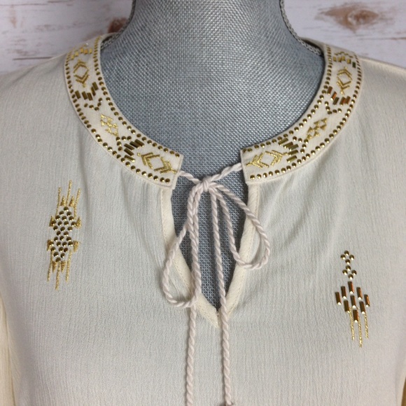 (Ruby Rd) Petite Embellished Shirt, Bell Sleeves - Picture 2 of 4