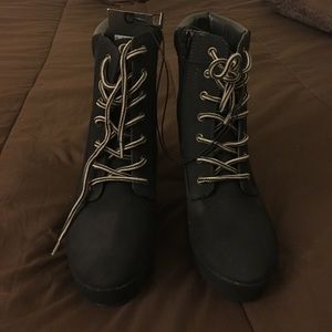 Black boots