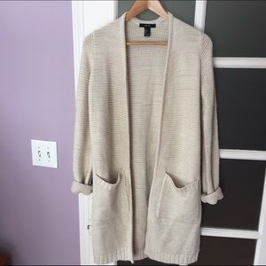 NEW Ivory Knitted Long Sweater