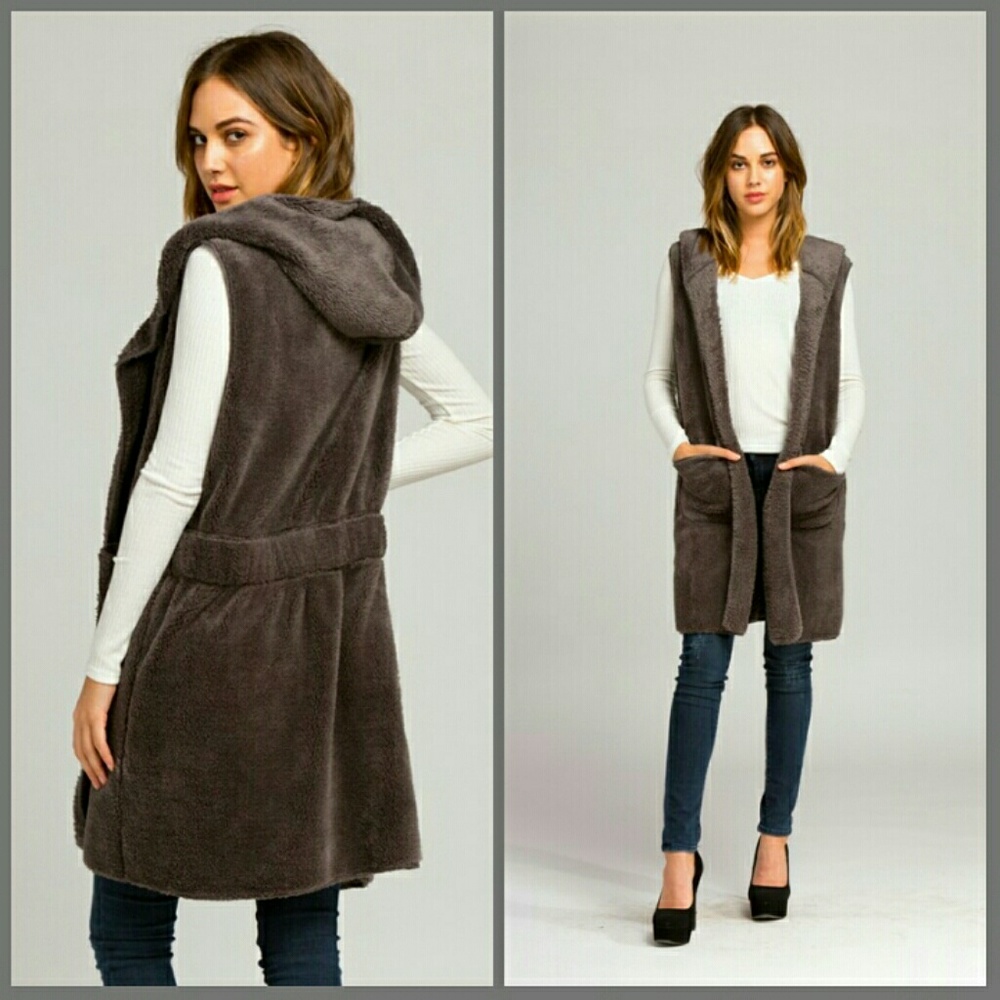 Grey Fur vest!