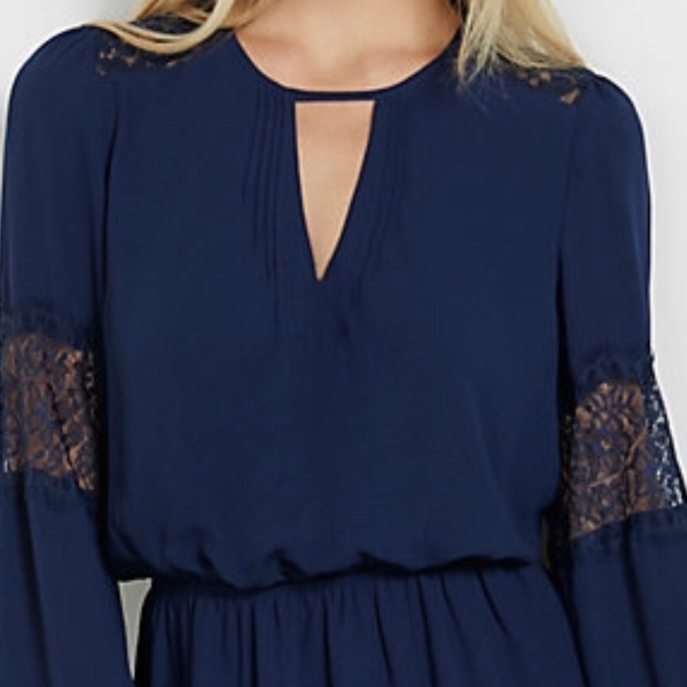Dark blues dress