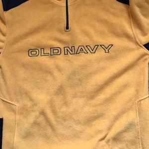 Old Navy Fleece PullOver Yellow