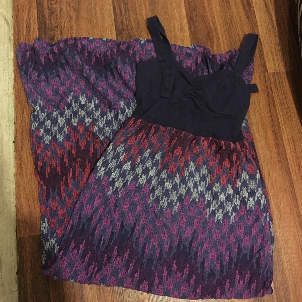 Super long dark purple Mudd dress