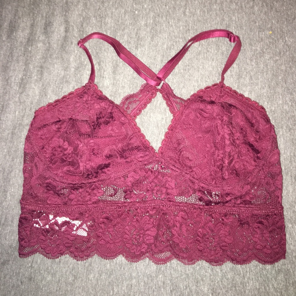 Maroon Bralette
