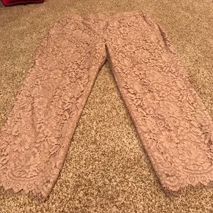 Lace pants