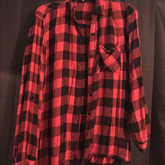 Plaid button down - Picture 1 of 2