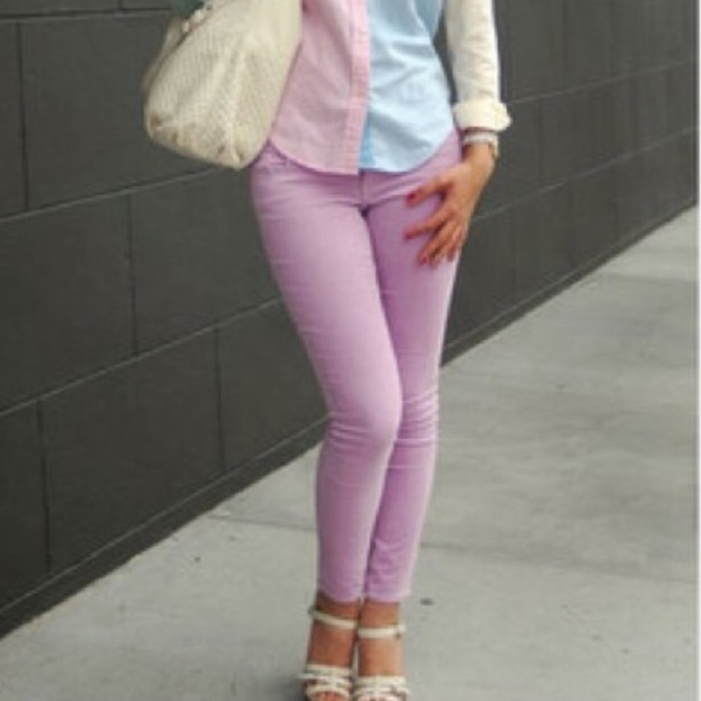 NWT Old Navy Skinny Lavender Corduroy  Pants - 0p