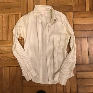 Brooks brothers tailored fit no iron stretch shirt