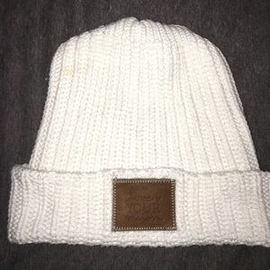 White love your melon beanie