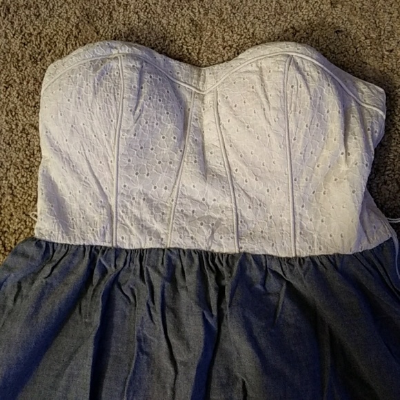 High low strapless dress - Picture 2 of 4