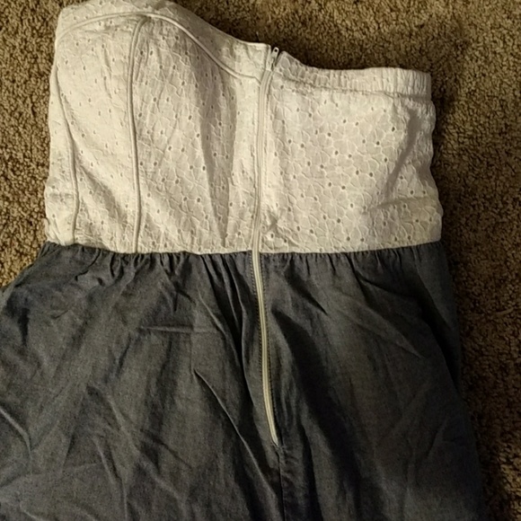 High low strapless dress - Picture 3 of 4