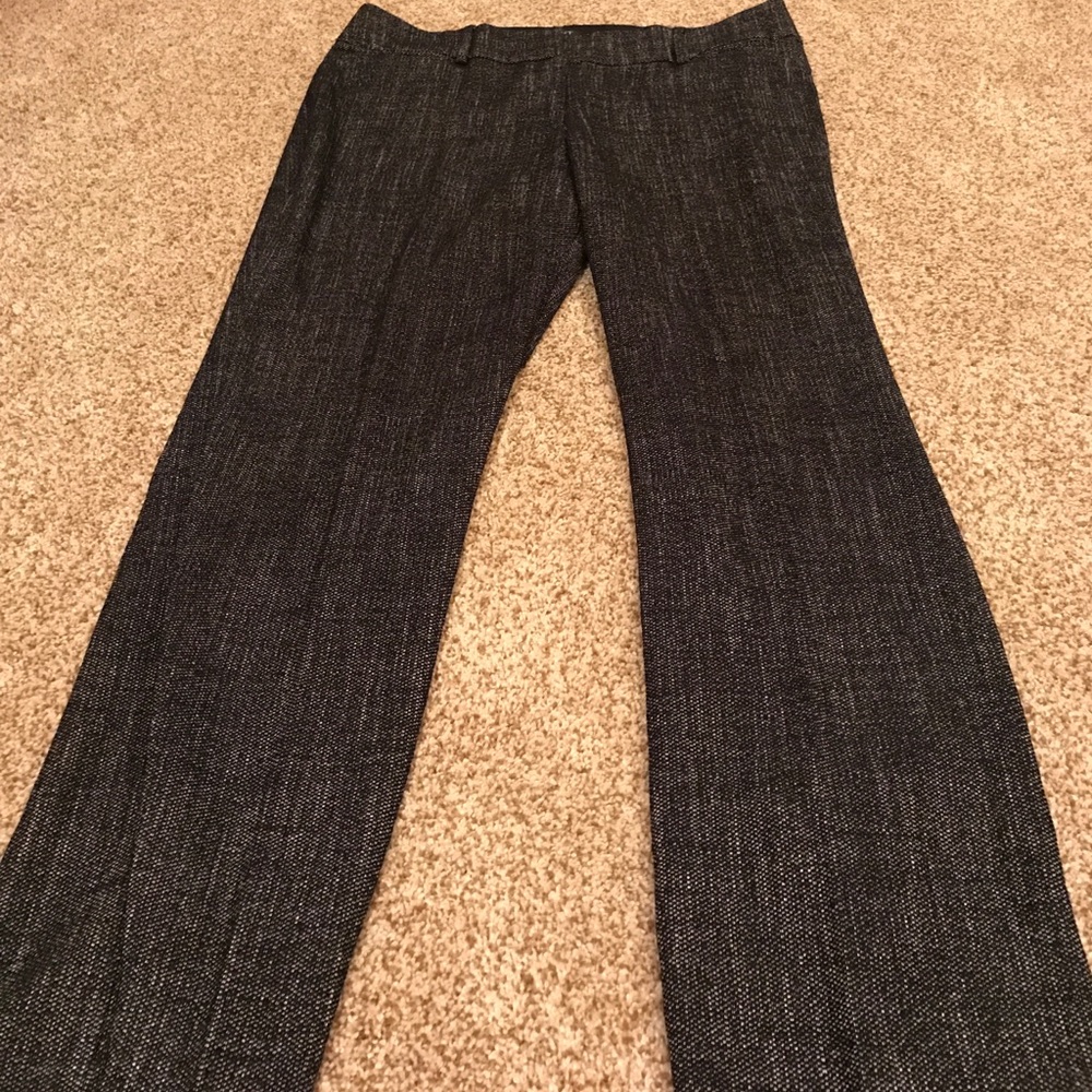 Black w/ white specks dress pants