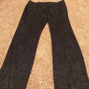 Black w/ white specks dress pants