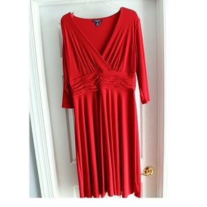 Chaps Red Dress NWOT