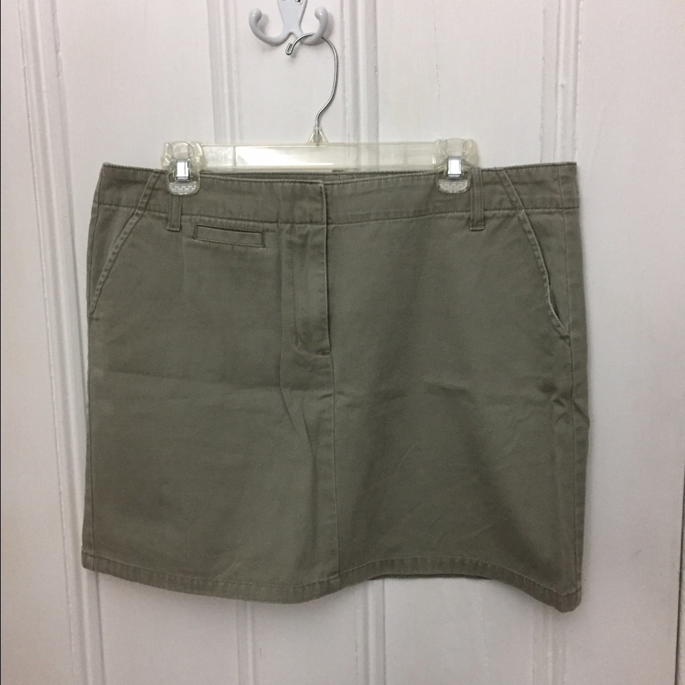 Gap Army Green Skirt