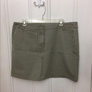 Gap Army Green Skirt