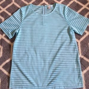 Light blue Halogen tee
