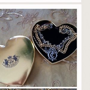 Juicy Couture layered necklace