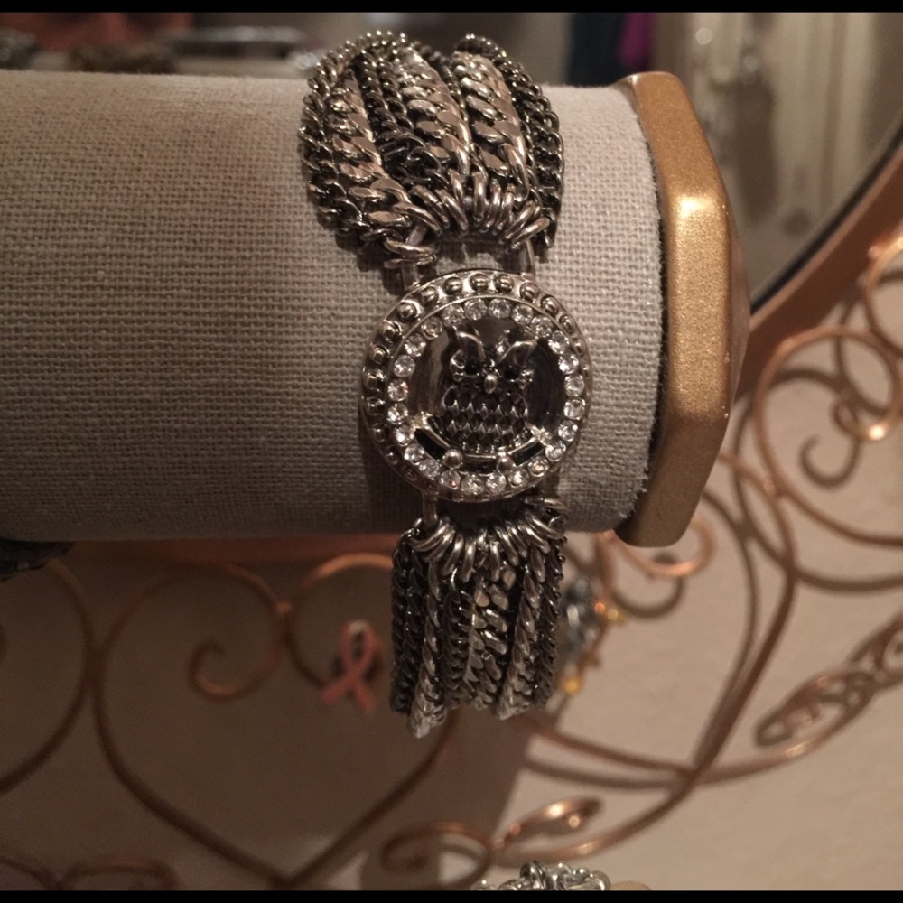 Magnolia and Vine multi chain bracelet