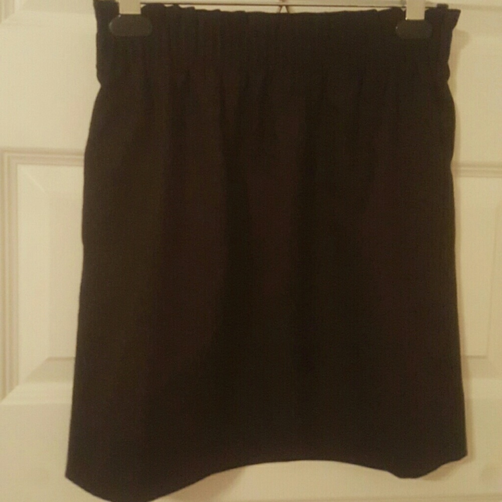 J. Crew Wool Sidewalk Skirt - Black